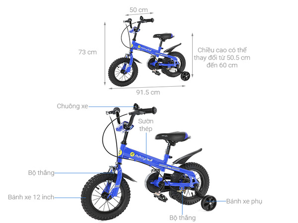 Dòng xe đạp AVACycle Knight JY903-12 12 inch