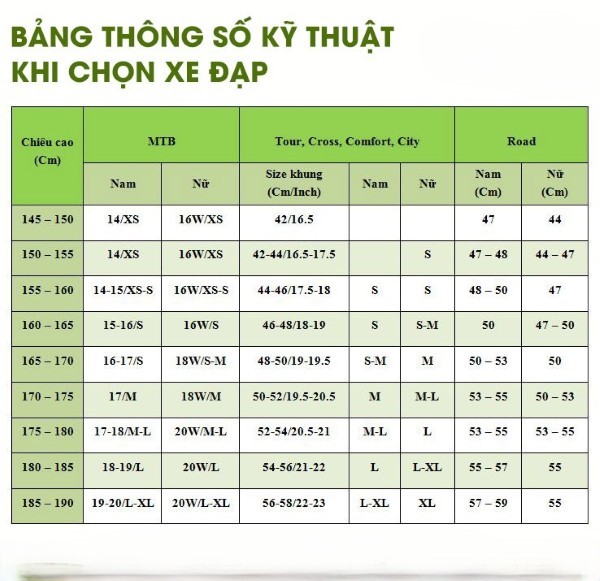 Không có bảng thông số kỹ thuật