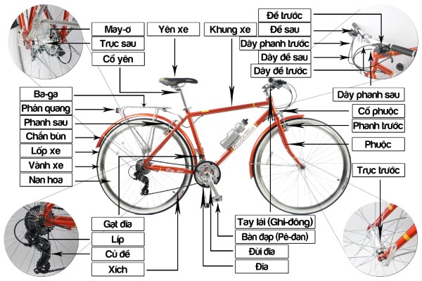 Các bộ phận chính