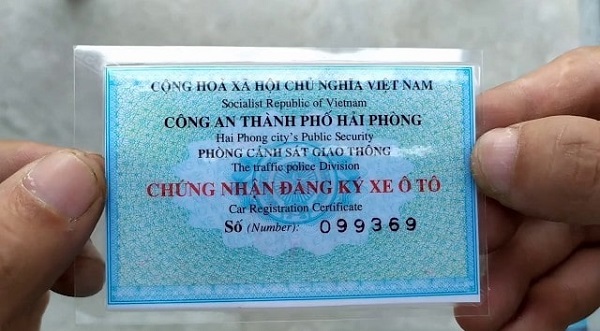 Các thông tin có trên cà vẹt xe