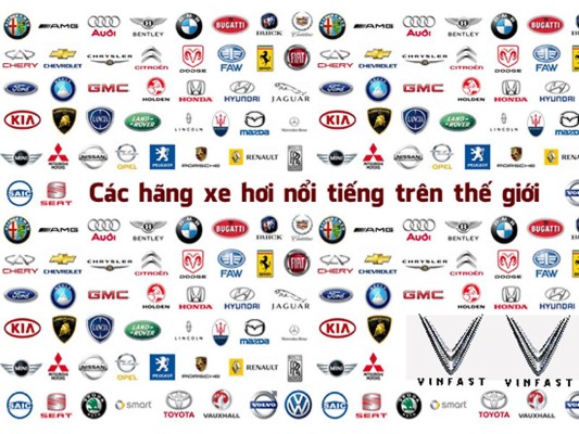 15 Hãng xe ô tô nổi tiếng nhất tại Việt Nam hiện nay