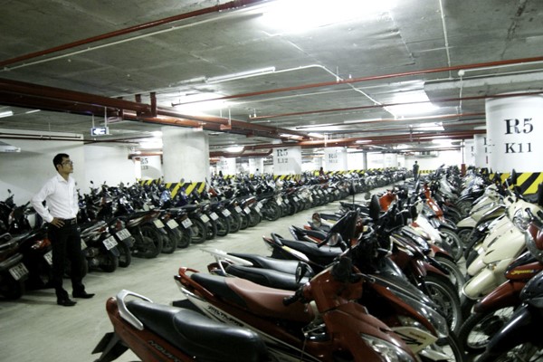 Kích thước xe máy và ảnh hưởng đến diện tích bãi đỗ