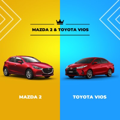 Toyota Vios và Mazda 2